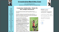 Desktop Screenshot of crosstrainerberichte.com